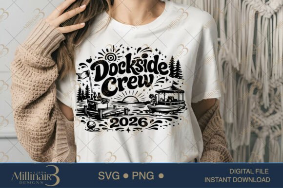 Celebrate Lake Days with Dockside Crew 2026 SVG PNG