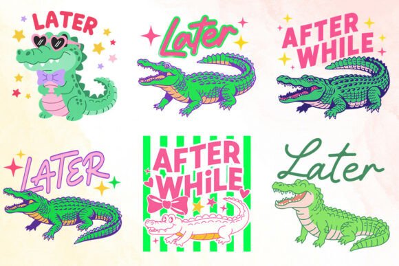 Creative Uses for the Alligator Later & After While PNG Bundle