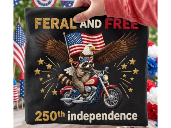 Funny Raccoon Biker 4th Tshirt Png: Unleash Your Wild Side