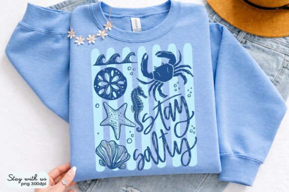 Stay Salty Striped Summer Retro PNG: A Designer's Guide to This Playful Asset