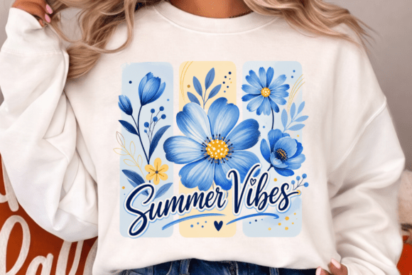 Summer Vibes Floral Shirt PNG: Elevate Your Warm-Weather Designs