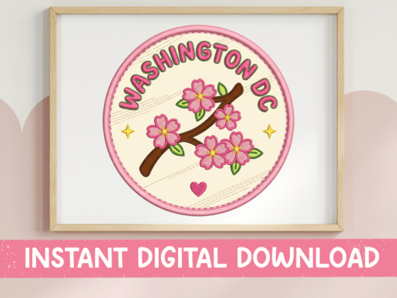 Washington DC Cherry Blossom SVG: Capturing Spring in a Design